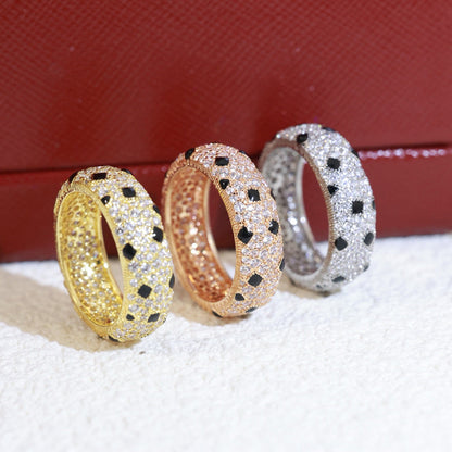 [Eterna Jewels]PANTHERE SPOTTED FULL DIAMOND RING