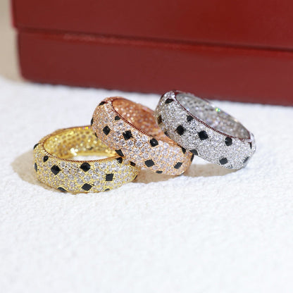 [Eterna Jewels]PANTHERE SPOTTED FULL DIAMOND RING