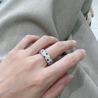 [Eterna Jewels]PANTHERE SPOTTED FULL DIAMOND RING