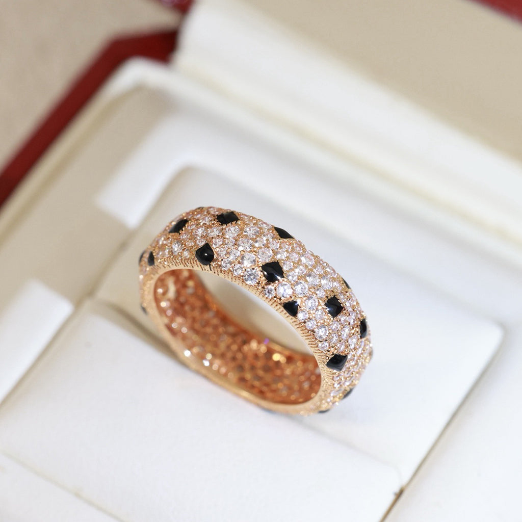 [Eterna Jewels]PANTHERE SPOTTED FULL DIAMOND RING