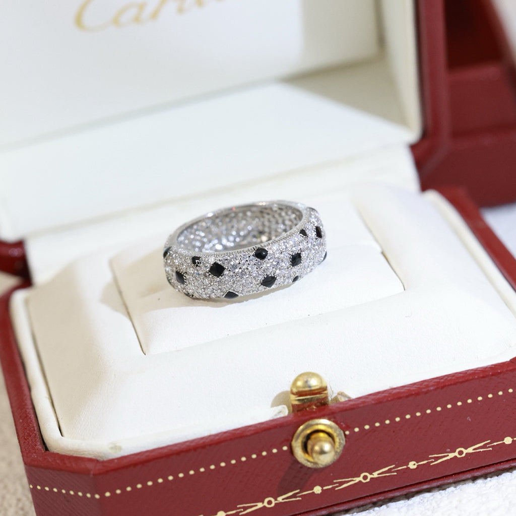 [Eterna Jewels]PANTHERE SPOTTED FULL DIAMOND RING
