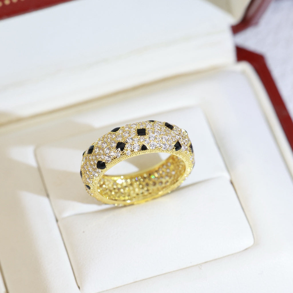 [Eterna Jewels]PANTHERE SPOTTED FULL DIAMOND RING