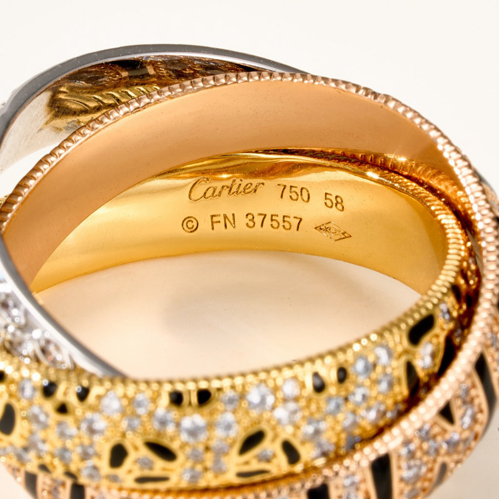 [Eterna Jewels]TRINITY  RING LEOPARD PRINT