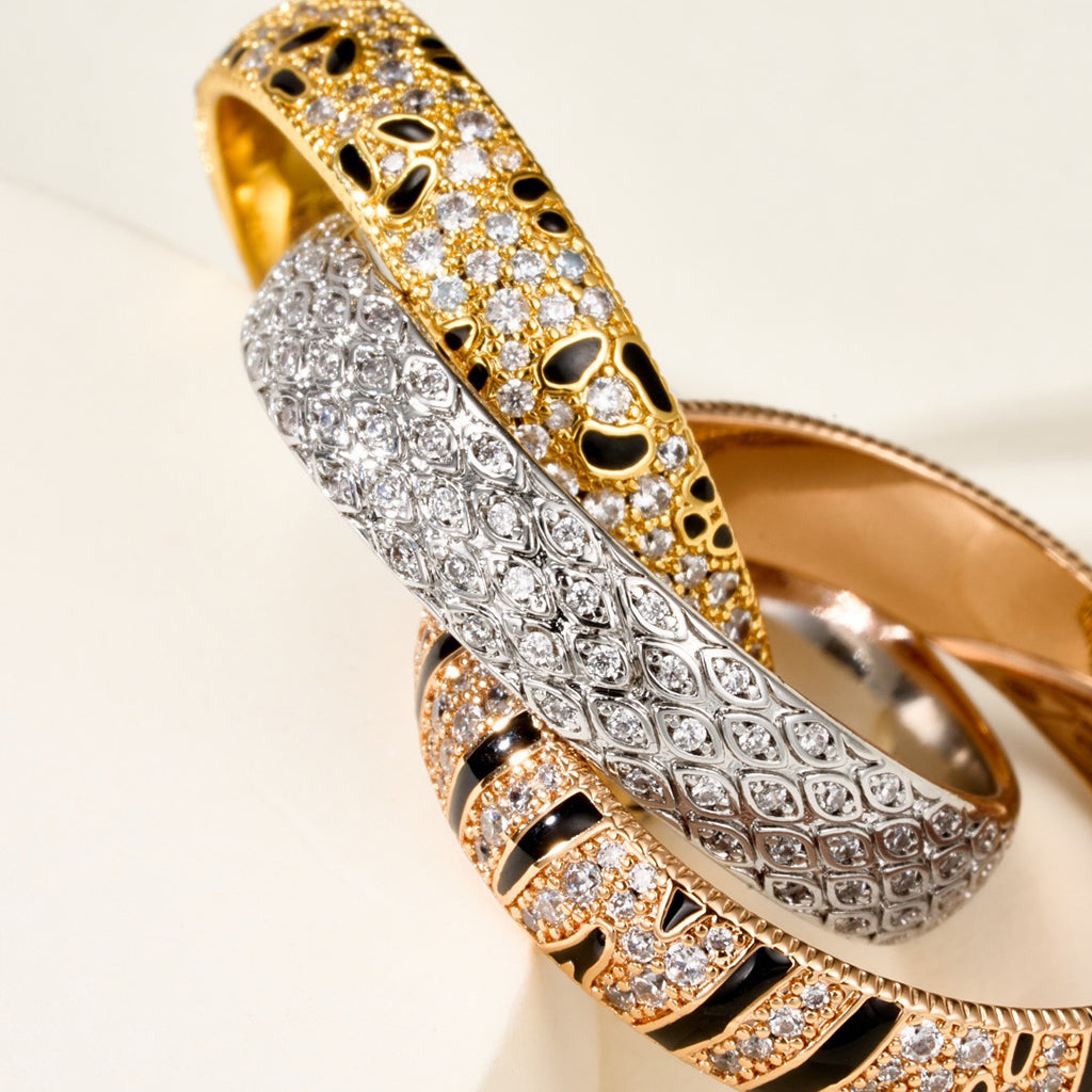[Eterna Jewels]TRINITY  RING LEOPARD PRINT
