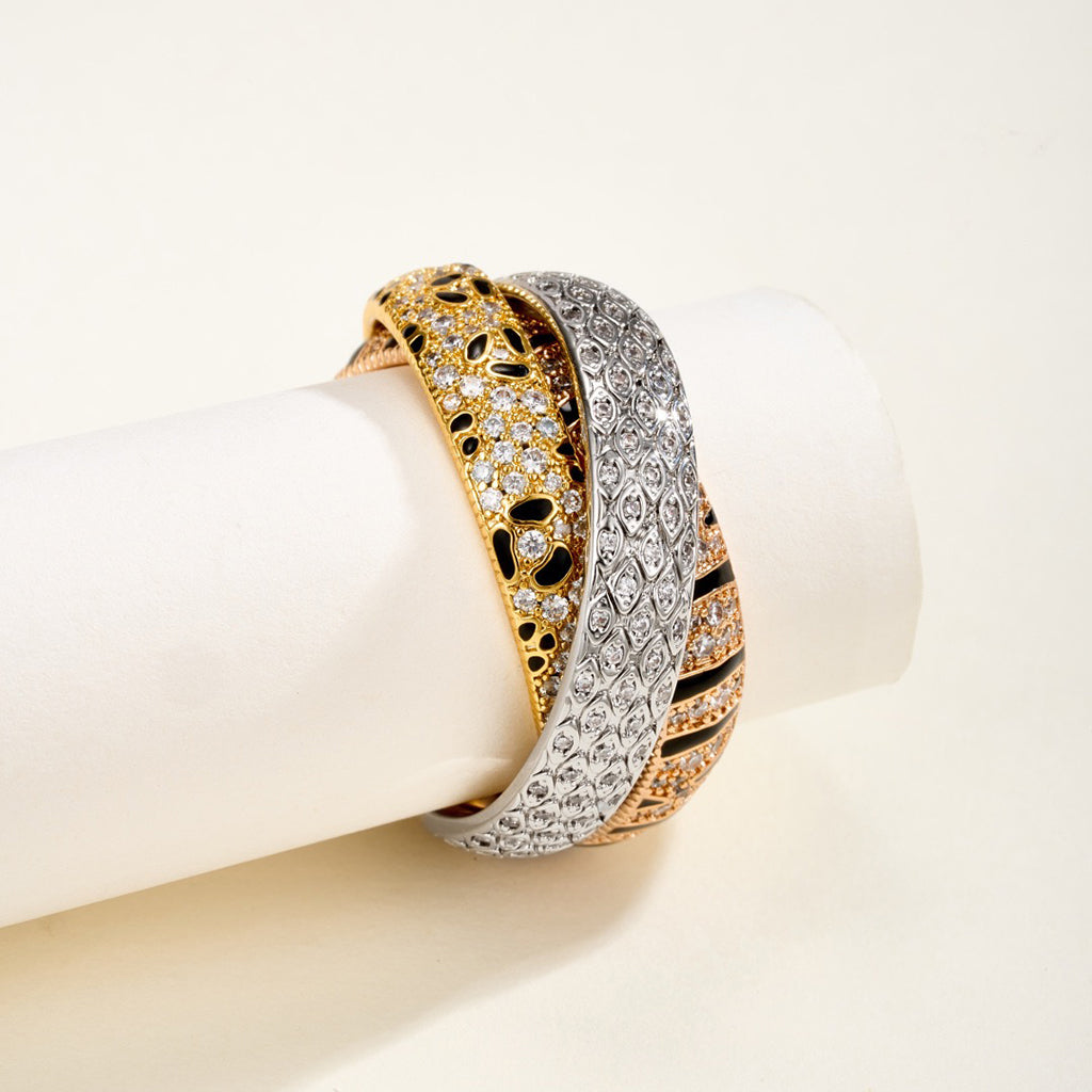[Eterna Jewels]TRINITY  RING LEOPARD PRINT
