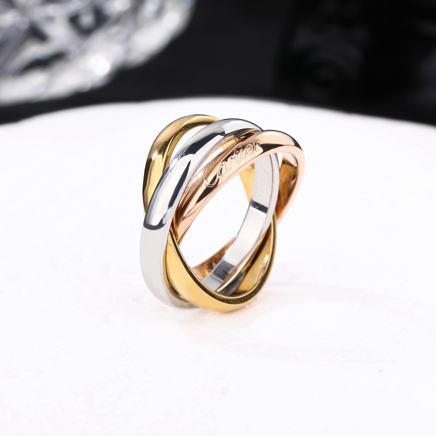 [Eterna Jewels]TRINITY 3.2MM RING COLLECTION