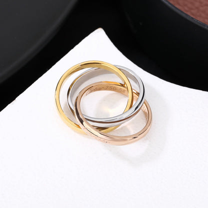 [Eterna Jewels]TRINITY 3.2MM RING COLLECTION