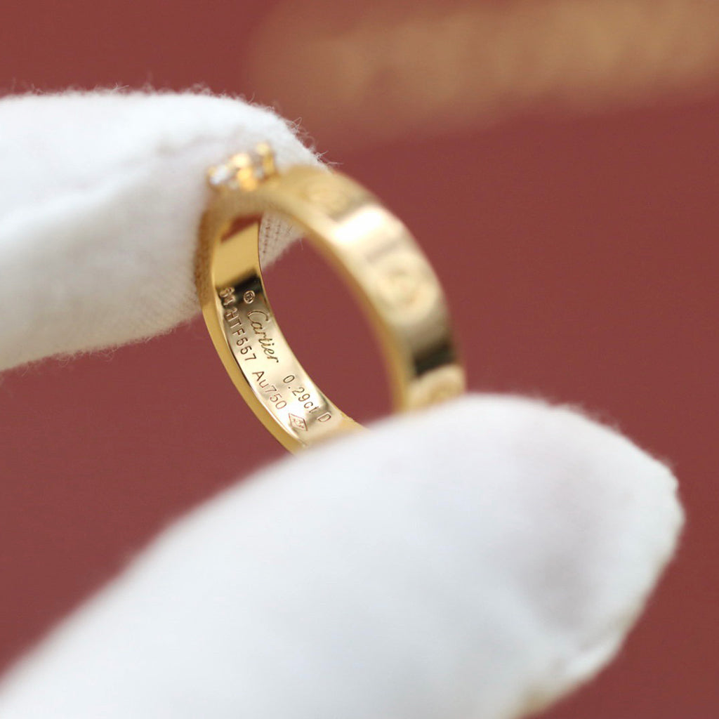 [Eterna Jewels]LOVE RING 3.6MM 1 BIG DIAMOND