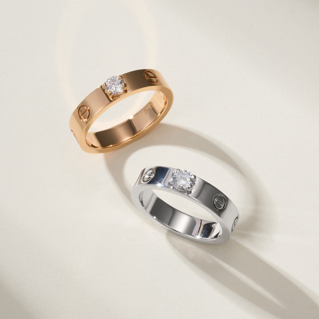 [Eterna Jewels]LOVE RING 3.6MM 1 BIG DIAMOND