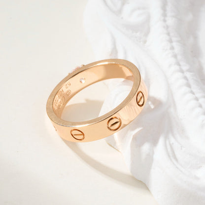 [Eterna Jewels]LOVE RING 3.6MM 1 BIG DIAMOND