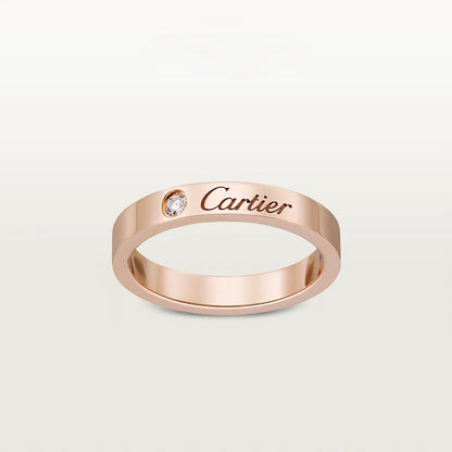 [Eterna Jewels]LOVE RING 4MM 1 DIAMOND