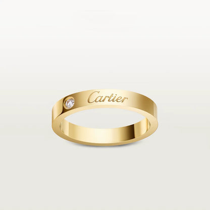 [Eterna Jewels]LOVE RING 4MM 1 DIAMOND