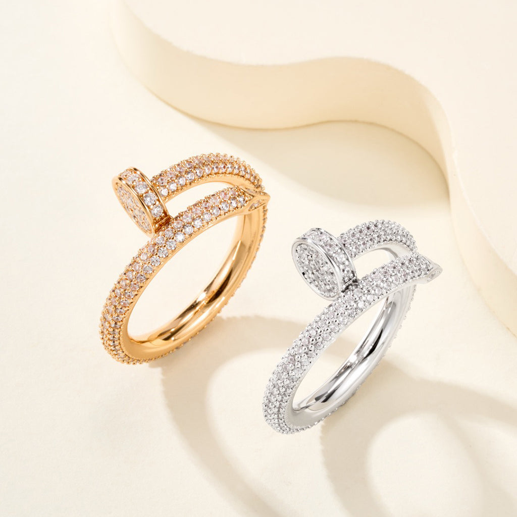 [Eterna Jewels]JUSTE RING 2.6MM FULL DIAMOND