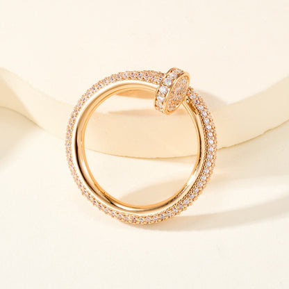 [Eterna Jewels]JUSTE RING 2.6MM FULL DIAMOND