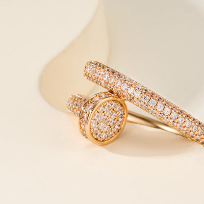 [Eterna Jewels]JUSTE RING 2.6MM FULL DIAMOND