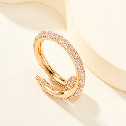[Eterna Jewels]JUSTE RING 2.6MM FULL DIAMOND
