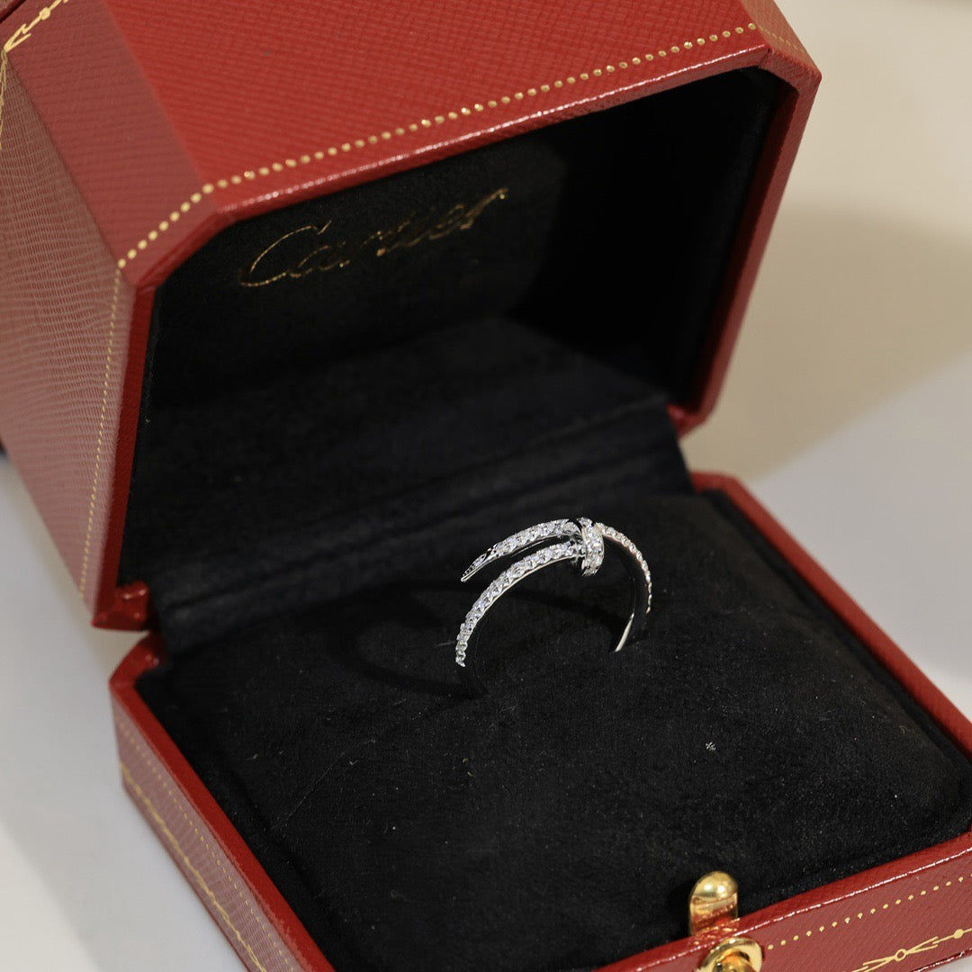 [Eterna Jewels]JUSTE 1.8MM FULL DIAMOND RING