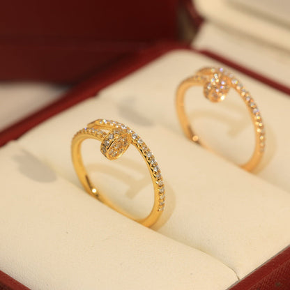 [Eterna Jewels]JUSTE 1.8MM FULL DIAMOND RING