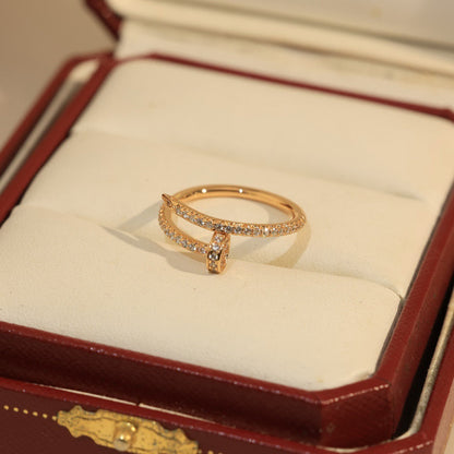[Eterna Jewels]JUSTE 1.8MM FULL DIAMOND RING