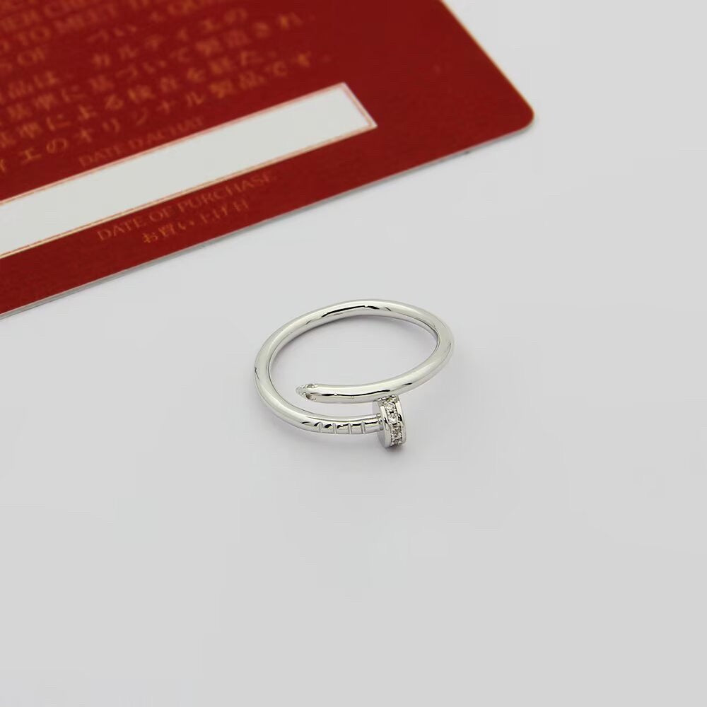 [Eterna Jewels]JUSTE 1.8MM HALF DIAMOND RING