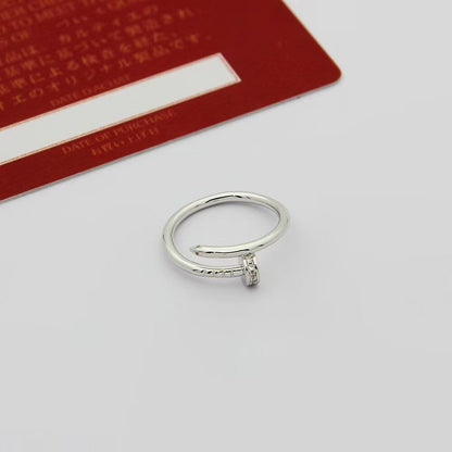 [Eterna Jewels]JUSTE 1.8MM HALF DIAMOND RING
