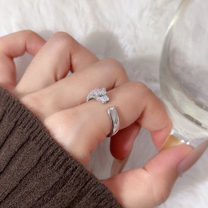 [Eterna Jewels]PANTHERE HALF DIAMOND SMALL RING