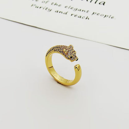 [Eterna Jewels]PANTHERE HALF DIAMOND SMALL RING