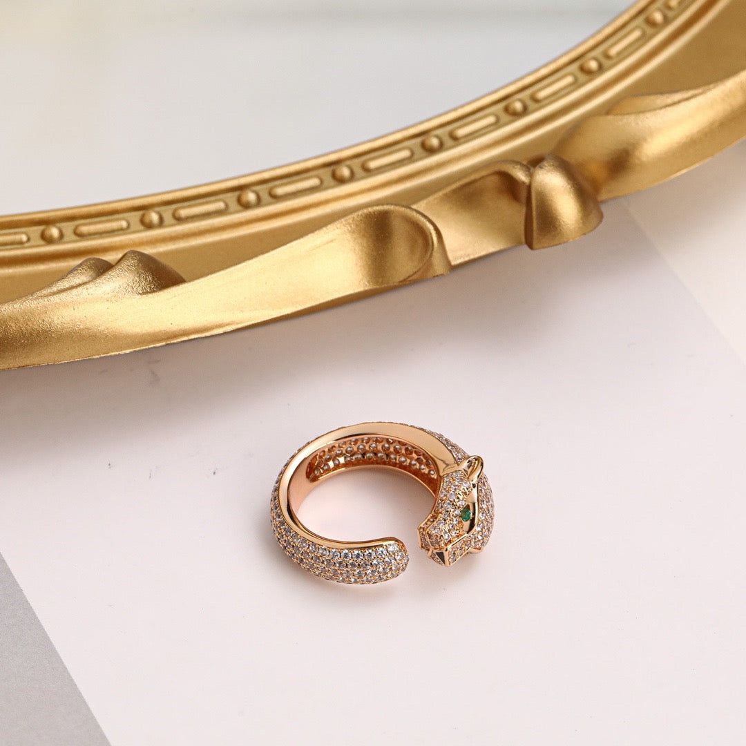 [Eterna Jewels]PANTHERE FULL DIAMOND SMALL RING