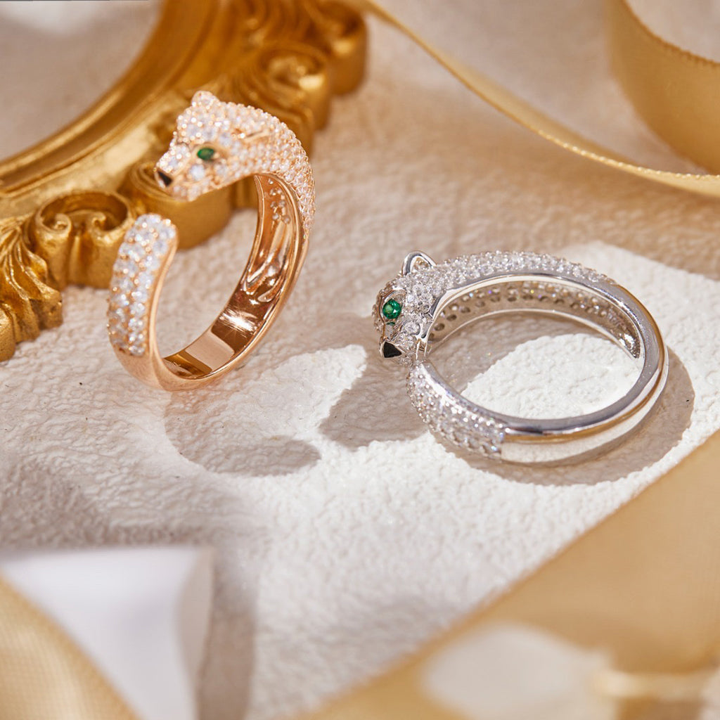 [Eterna Jewels]PANTHERE FULL DIAMOND SMALL RING