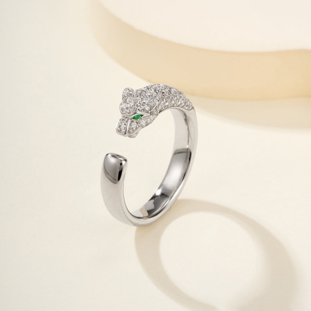 [Eterna Jewels]PANTHERE HALF DIAMOND SMALL RING