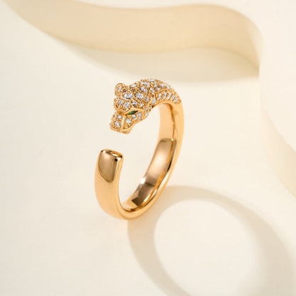 [Eterna Jewels]PANTHERE HALF DIAMOND SMALL RING