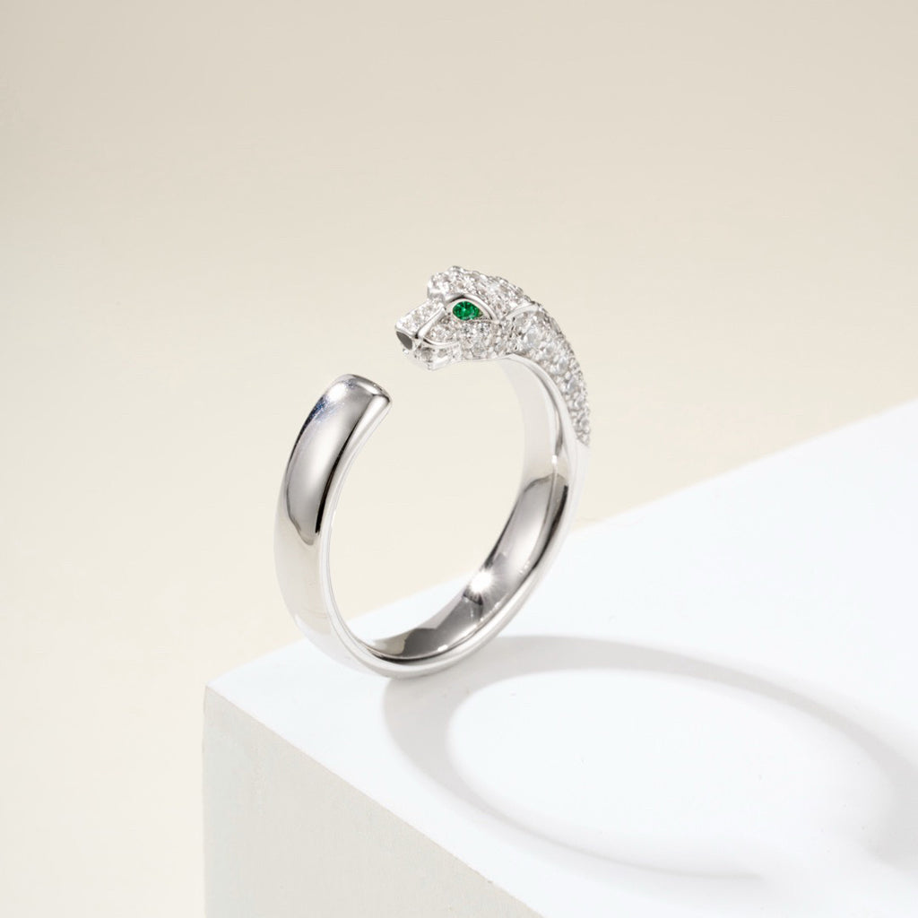[Eterna Jewels]PANTHERE HALF DIAMOND SMALL RING