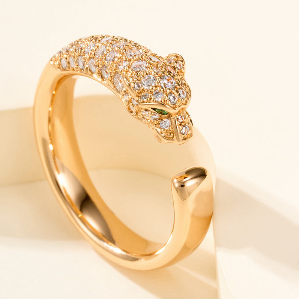 [Eterna Jewels]PANTHERE HALF DIAMOND SMALL RING