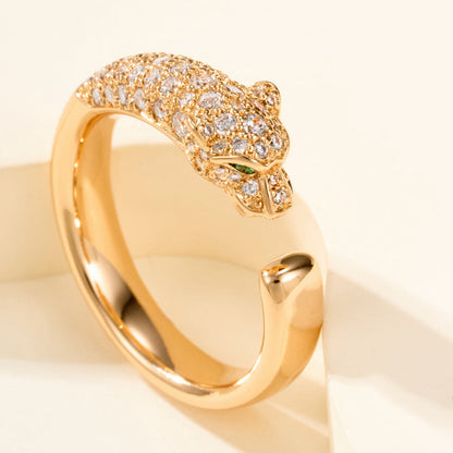 [Eterna Jewels]PANTHERE HALF DIAMOND SMALL RING