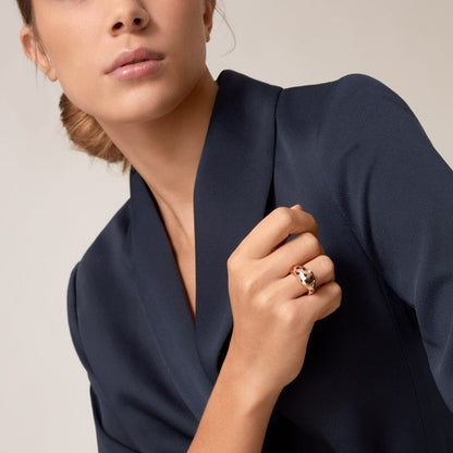 [Eterna Jewels]PANTHERE SPOTTED MEDIUM RING