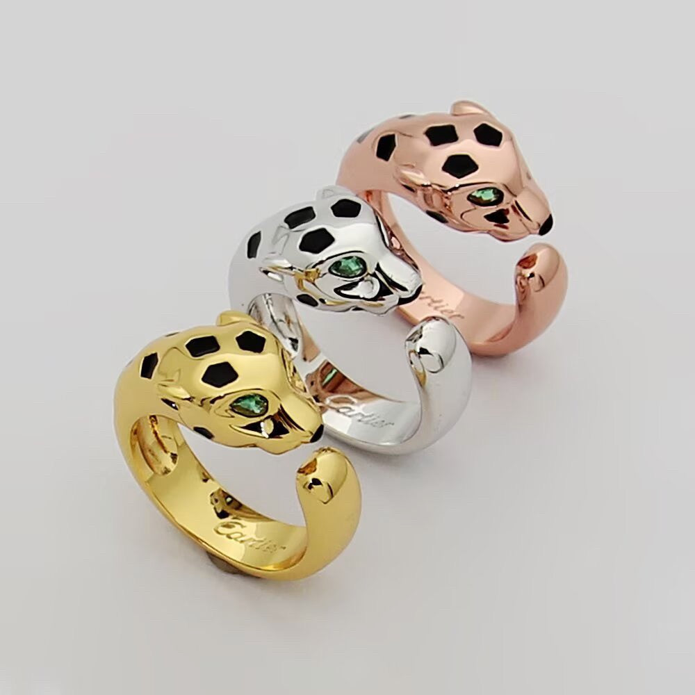 [Eterna Jewels]PANTHERE SPOTTED MEDIUM RING