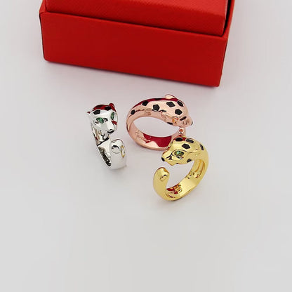 [Eterna Jewels]PANTHERE SPOTTED MEDIUM RING