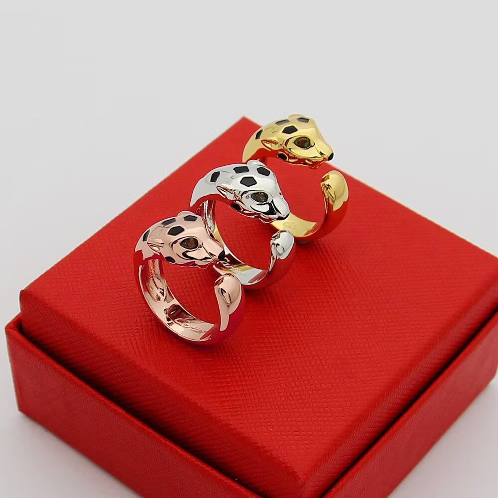 [Eterna Jewels]PANTHERE SPOTTED MEDIUM RING