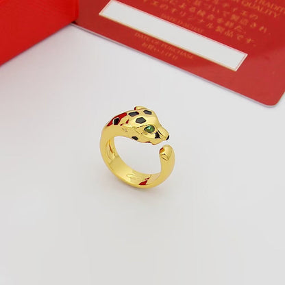 [Eterna Jewels]PANTHERE SPOTTED MEDIUM RING