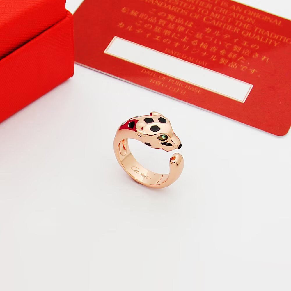 [Eterna Jewels]PANTHERE SPOTTED MEDIUM RING