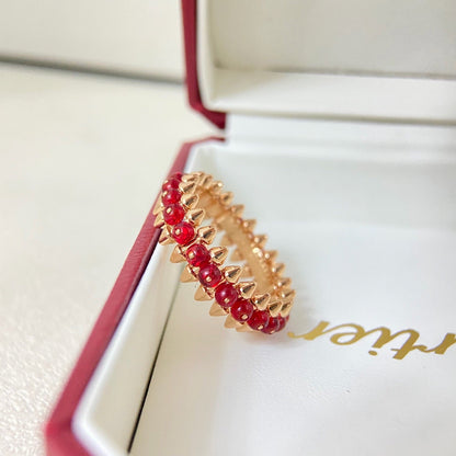 [Eterna Jewels]CLASH 7.9MM AGATE CHALCEDONY RING