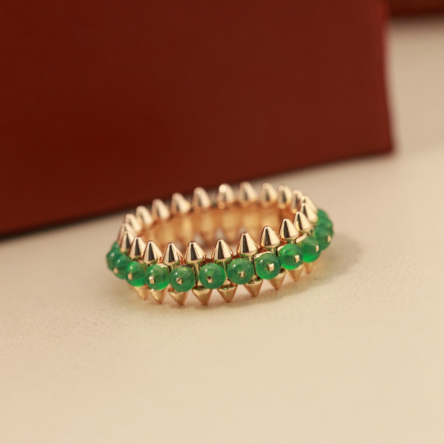 [Eterna Jewels]CLASH 7.9MM AGATE CHALCEDONY RING