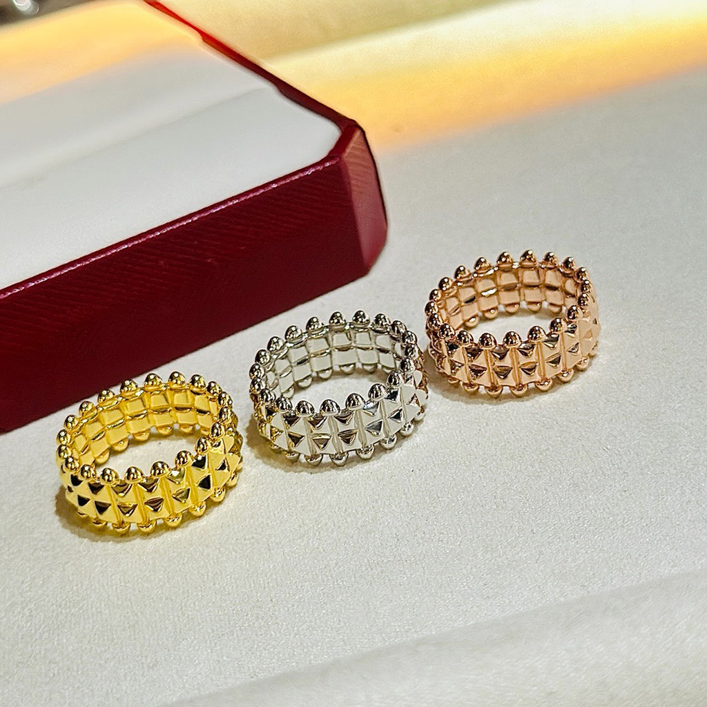 [Eterna Jewels]CLASH 9.2MM DOUBLE ROW RING