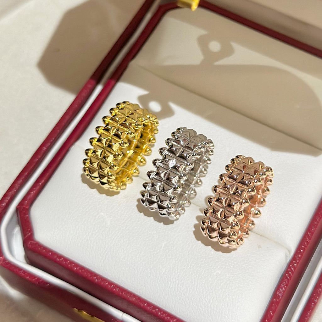 [Eterna Jewels]CLASH 9.2MM DOUBLE ROW RING
