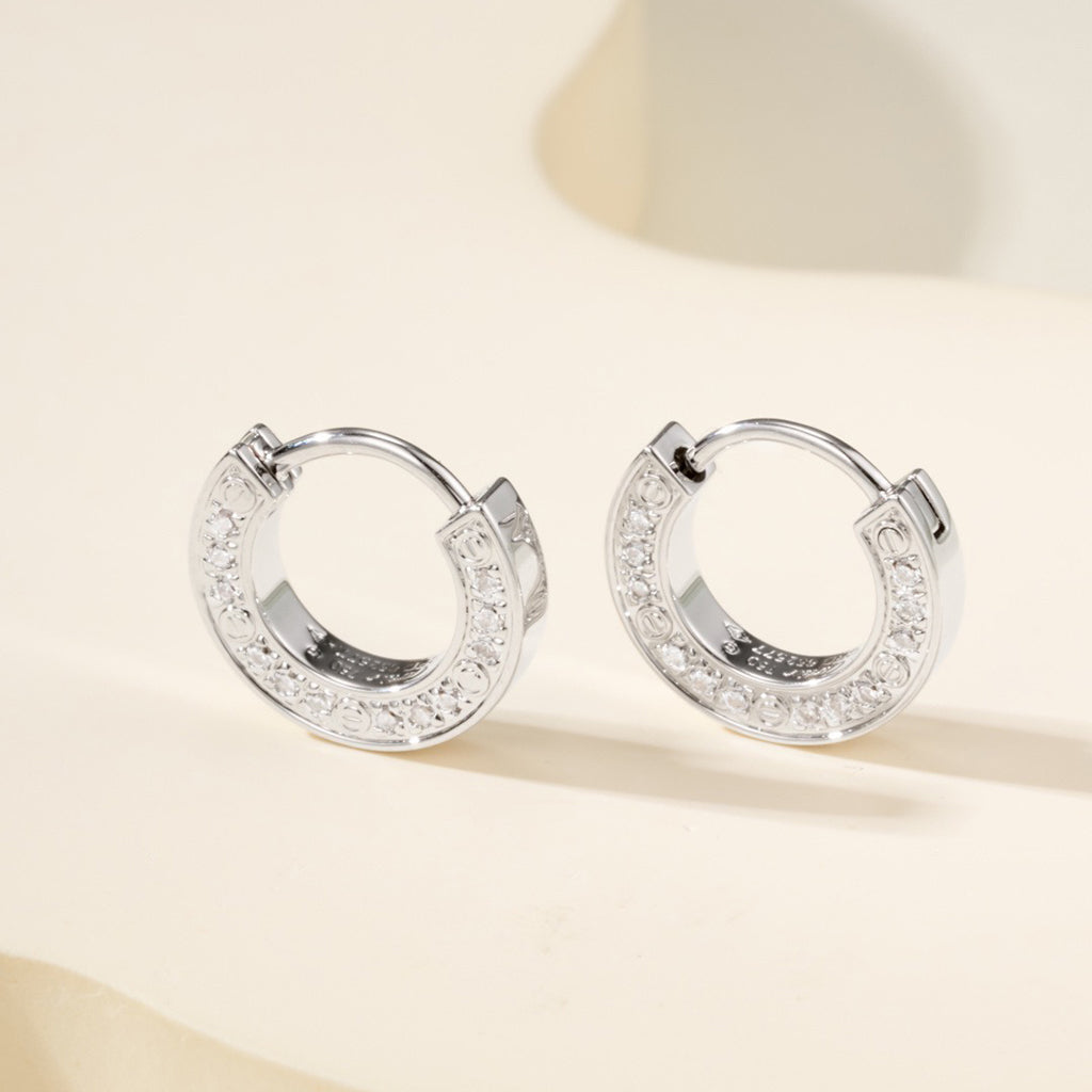 [Eterna Jewels]LOVE DIAMOND EARRINGS