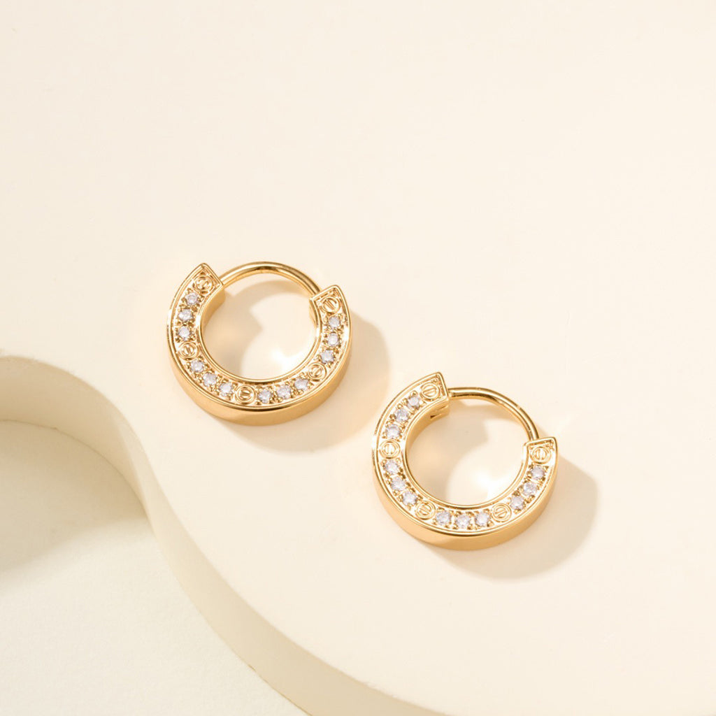 [Eterna Jewels]LOVE DIAMOND EARRINGS