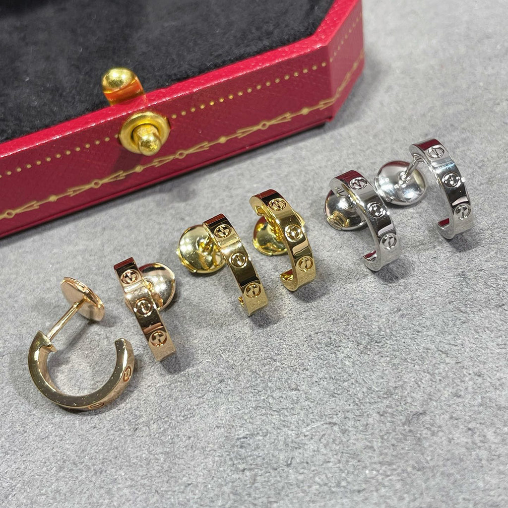 [Eterna Jewels]LOVE EARRINGS 2.65 MM NO DIAMOND SMALL