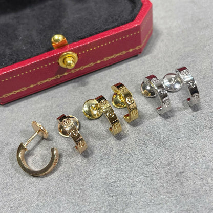 [Eterna Jewels]LOVE EARRINGS 2.65 MM NO DIAMOND SMALL