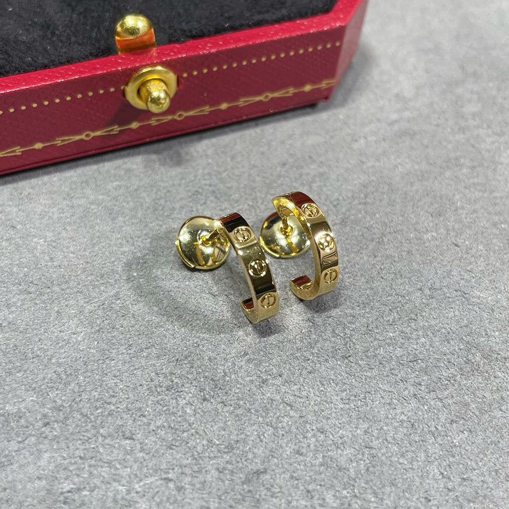 [Eterna Jewels]LOVE EARRINGS 2.65 MM NO DIAMOND SMALL