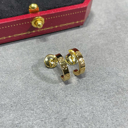 [Eterna Jewels]LOVE EARRINGS 2.65 MM NO DIAMOND SMALL